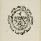 Ex libris - Dr. Ludwig Heinrich Euler Francof címeres