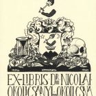 Ex libris - Dr. Nicolai Okolicsányi de Okolicsna