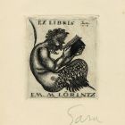 Ex libris - Em. M. Lőrintz