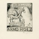 Ex libris - Arno Holz