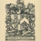 Ex libris - Robert Sedgwick