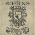Ex libris - R. Y. Pickering