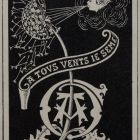 Ex libris - AG (Alexandre Geoffroy)