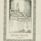 Ex libris - Schirf Henrik