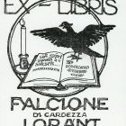 Ex libris - Falcione di Cardezza Lorant