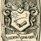 Ex libris - Lisznyay Damó Endre könyvtárából