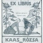 Ex libris - Kaas Rózsa