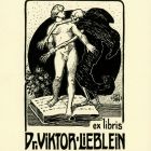 Ex libris - Dr. Viktor Lieblein