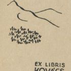 Ex libris - Kovács Endre