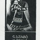 Ex libris - G. Szabó Ilonka könyve