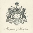 Ex libris - Marquess of Headfort címeres