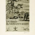 Ex libris - Dr. Stephanus Lustig „ Juris prudentia”