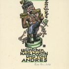 Ex libris - Karl Martin, Toni Andres