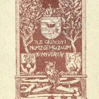 Ex libris - Az Erdélyi Nemzeti Múzeum Könyvtáráé