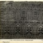 Műlap - griffes selyemszövet, XII.sz., Museu Episcopal de Vich