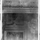 Üvegnegatív - szobadíszítési részlet, fa