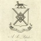 Ex libris - A.R. Blake címeres