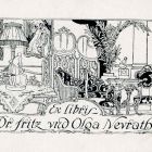 Ex libris - dr. Fritz und Olga Neurath