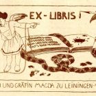 Ex libris - Graf Karl Emich, Gräfin Magda zu Leiningen-Westerburg