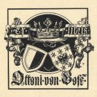 Ex libris - Ottoni von Bose