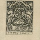 Ex libris - Sidney Colvin