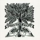 Ex libris - Familiae Hackel