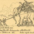Alkalmi grafika - Lakcímértesítés: Dr. Lendl Adolf utóda Fába Rezső állatpreparátor elköltözött