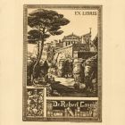 Ex libris - Dr. Robert Lang