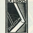 Ex libris - Dallos M.