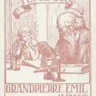 Ex libris - Grandpierre Emil könyve