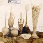 Fénykép - üveg vázák, díszedények, Daum fivérek, 1900 k.