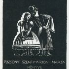 Ex libris - Pozsonyi Szent-Martoni Márta könyve