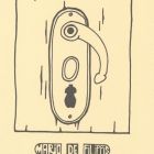 Ex libris - Mario de Filippis