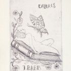 Ex libris - J. Babb (ipse)