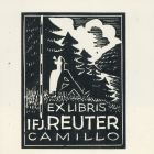 Ex libris - ifj. Reuter Camillo