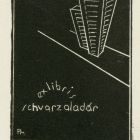 Ex libris - Schwarz Aladár