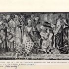 Műlap - a Szentáldozás ”A hét szentség ” -et ábrázoló flamand gobelin-sorozatból