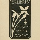 Ex libris - Franco Font de Rubinat