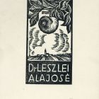 Ex libris - Dr Leszlei Alajosé