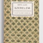 Könyv - Barta Lajos: Szerelem. Budapest, 1916