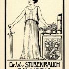 Ex libris - Dr. W. v. Stubenrauch