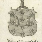 Ex libris - John Chippindale címeres