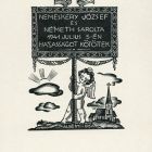 Alkalmi grafika - Értesítés házasságkötésről: Nemeskéry József és Németh Sarolta