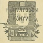 Ex libris - Hamvay Ödön könyve