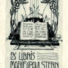 Ex libris - Marie und Paul Stern