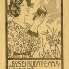 Ex libris - Bölsei Buday Emma könyveiből