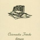 Ex libris - Csizmadia Irénke