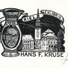 Ex libris - Hans F. Kruse, Kiel