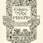 Ex libris - Max Freund