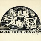 Ex libris - Bauer Irén könyve